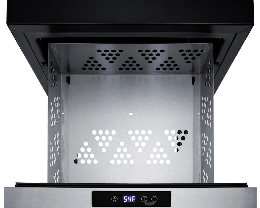 Summit COOL1D 18" Wide Built-In Wine/Beverage Cooler Drawer