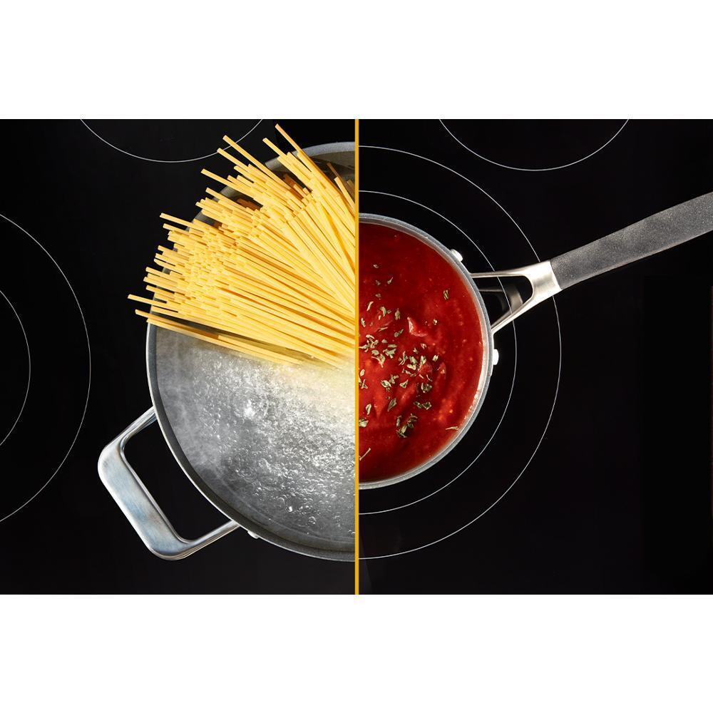 Whirlpool WSES4530TV 30-Inch Electric Smart Range With Air Cooking Technology And Steam Clean