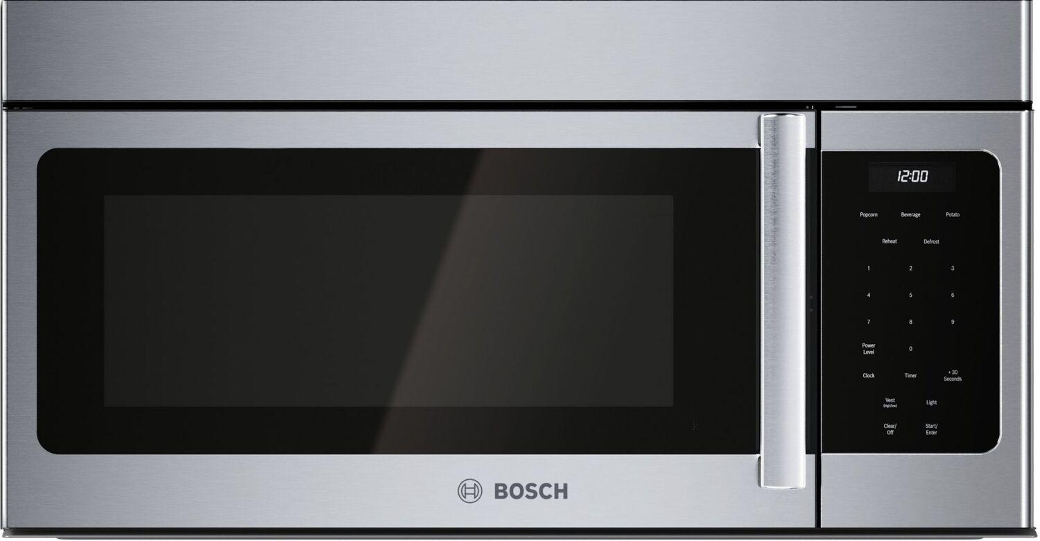 Bosch HMV3054U 300 Series Over-The-Range Microwave 30" Left Sideopening Door, Stainless Steel Hmv3054U