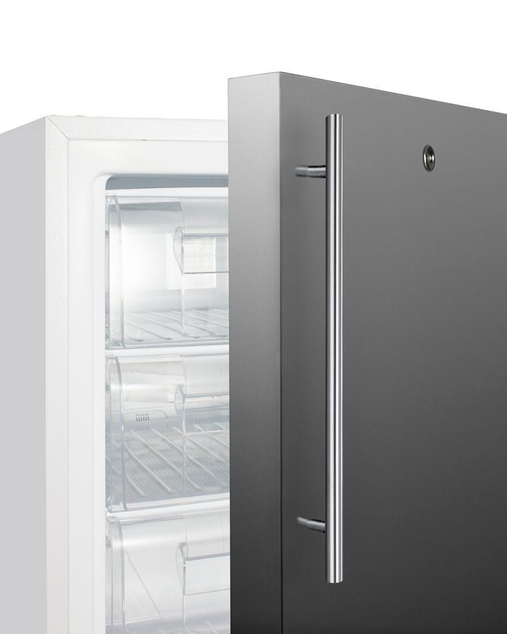 Summit ADA305AFSSHV 20" Wide Built-In Healthcare All-Freezer, Ada Compliant