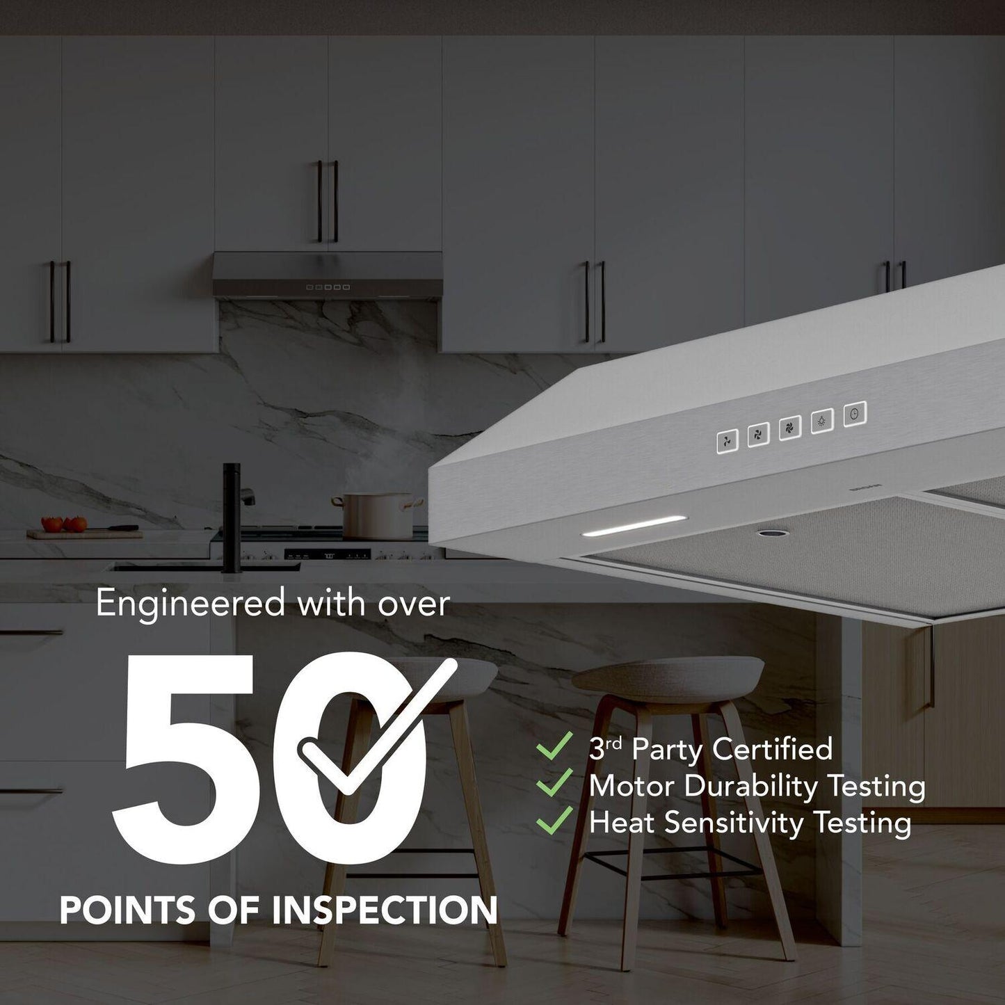 Broan GLA2303SS Broan-Nutone 30-Inch Under Cabinet Range Hood, Energy Star, 350 Max Blower Cfm, Stainless Steel