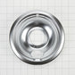 Jennair W10196406RW Electric Range Round Burner Drip Bowl, Chrome