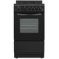 Element Appliance EGR204MCCB Element 1.9 Cu. Ft. 20 Gas Range - Black (Egr204Mccb)