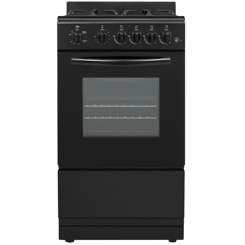 Element Appliance EGR204MCCB Element 1.9 Cu. Ft. 20 Gas Range - Black (Egr204Mccb)
