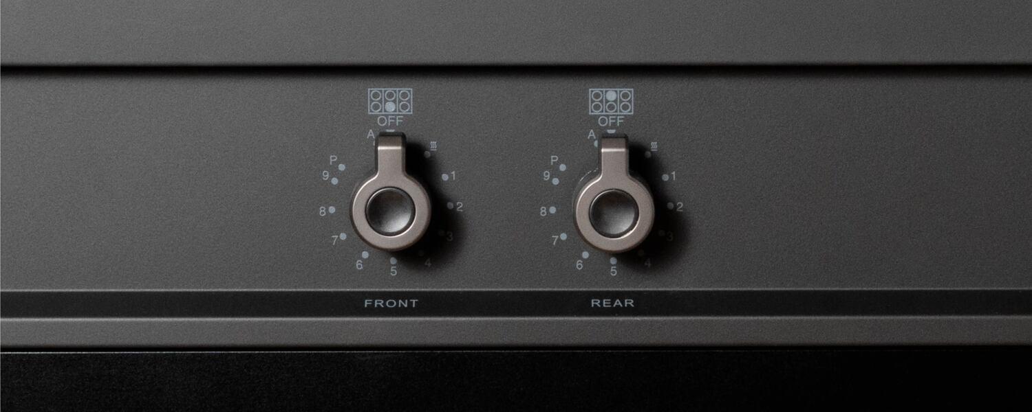 Bertazzoni PRO36RT5ICAT 36" 5 Induction Zones Rangetop Carbonio Carbonio