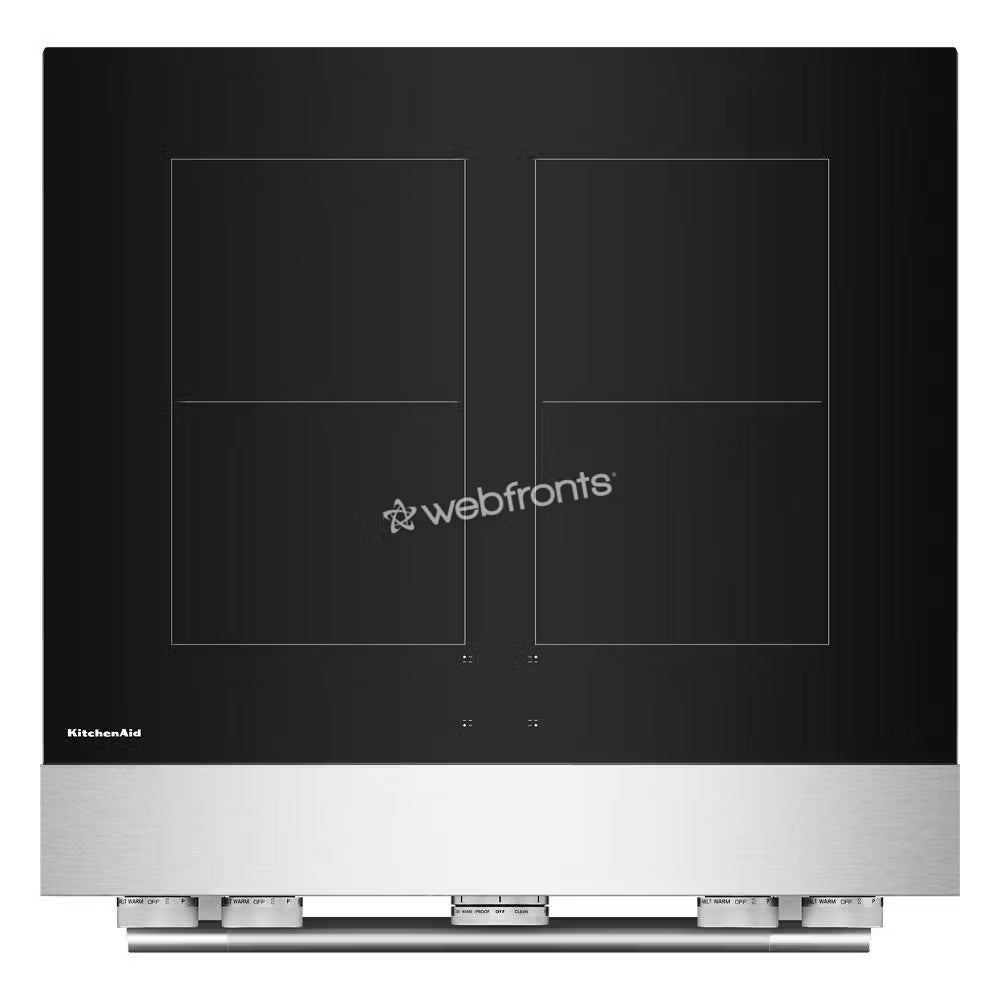 Kitchenaid KFIS930SSS 30-Inch 4-Element Induction Freestanding Commercial-Style Range With Air Fry