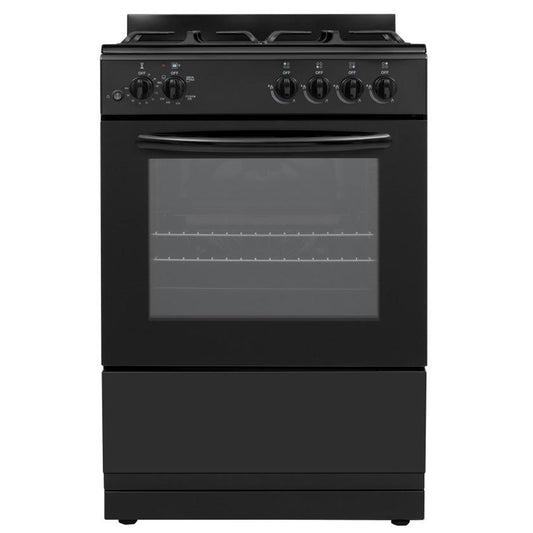 Element Appliance EGR244MCCB Element 2.4 Cu. Ft. 24 Gas Range - Black (Egr244Mccb)