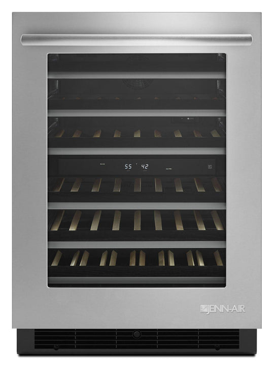 Jennair JUW24FRERS Euro-Style 24" Under Counter Wine Cellar - Stainless Steel