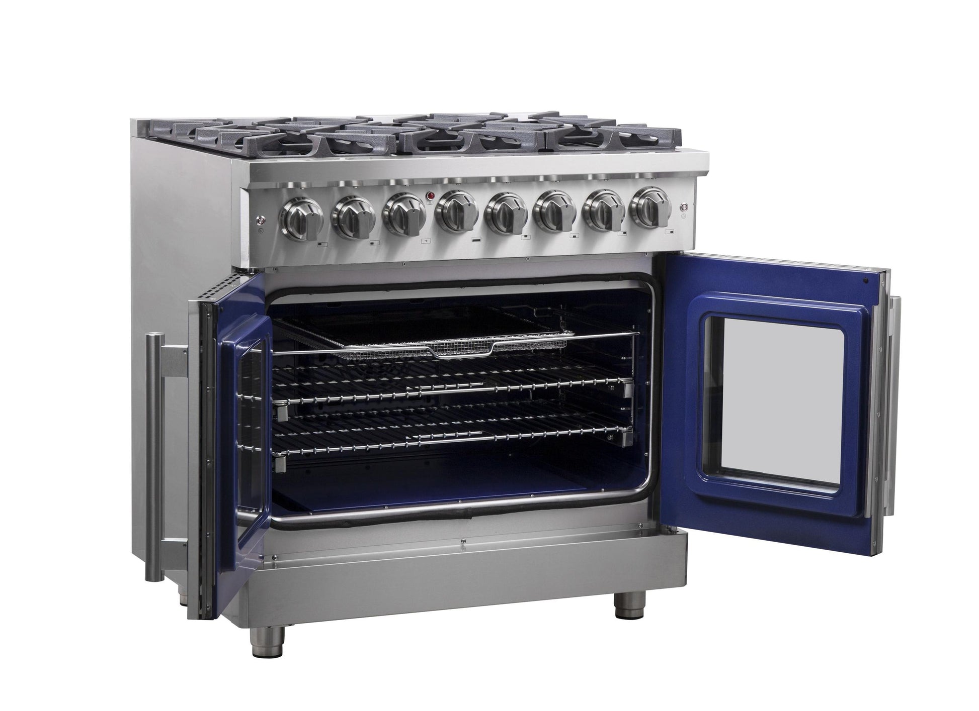 Forno FFSGS632536 Forno Massimo 36" Freestanding French Door Dual Fuel Range