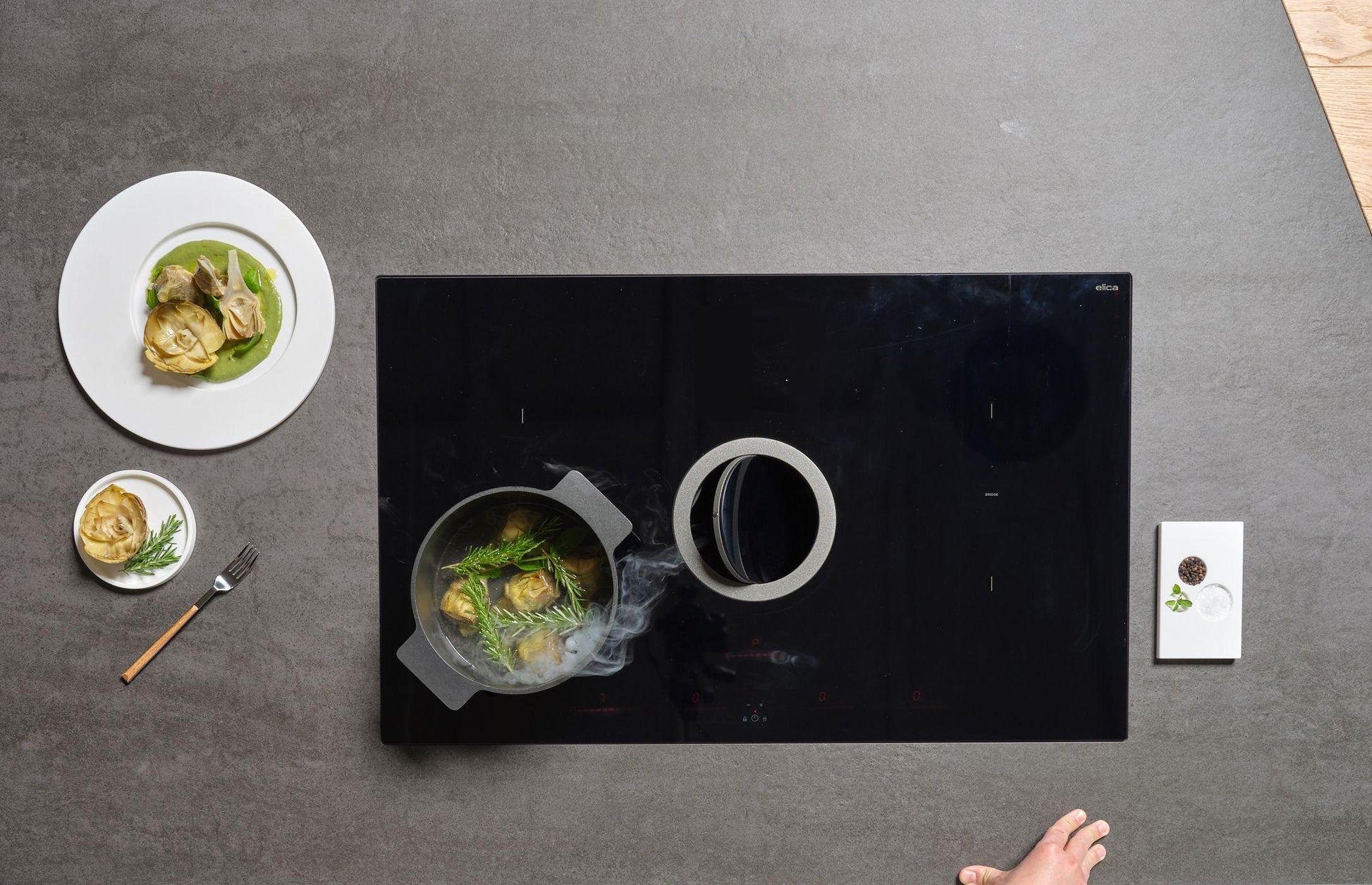 Elica ENI436BL Nikola Tesla Induction Downdraft Cooktop