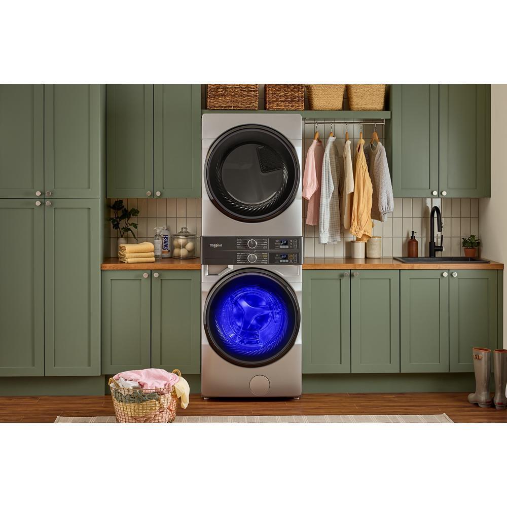 Whirlpool WEF5727TR Smart Energy Star® Front Load Laundry Tower With Uv Clean Technology & Freshflowtm Vent System 4.5 Cu. Ft. Washer & 7.4 Cu. Ft. Electric Dryer