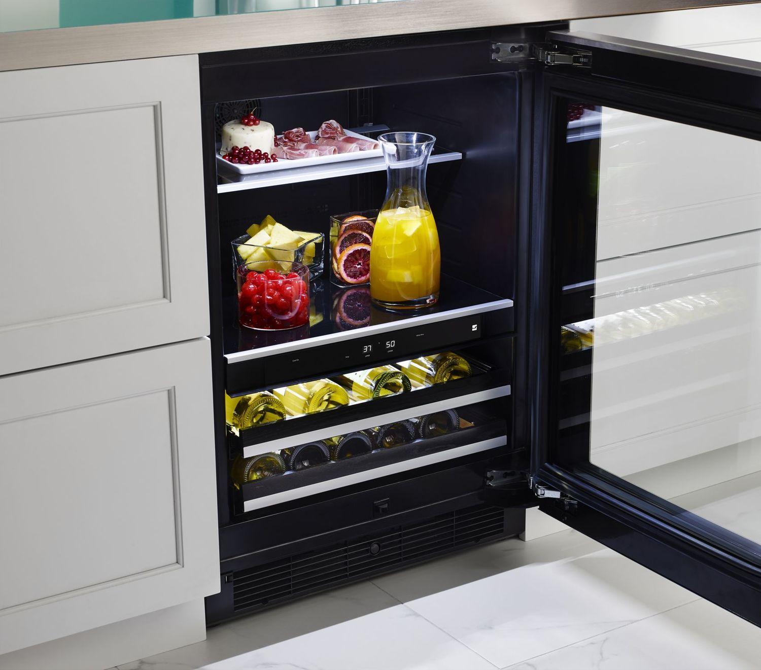 Jennair JUB24FRERS Euro-Style 24" Under Counter Beverage Center Stainless Steel