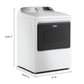Maytag MED6205RW 7.4 Cu. Ft. Smart Top Load Dryer With Extra Power