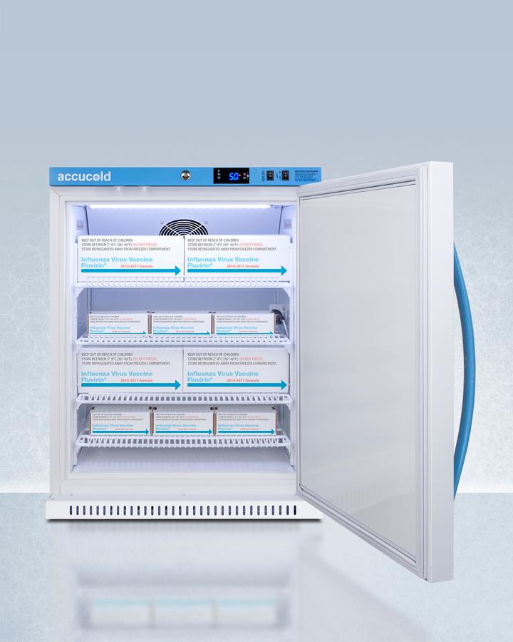 Summit ARS62PVBIADADL2B 6 Cu.Ft. Vaccine Refrigerator, Ada Height
