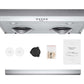Hauslane UCC100SS30 Hauslane Chef 30-In Ducted Stainless Steel Undercabinet Range Hood