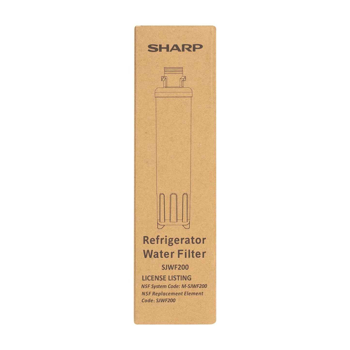 Sharp SJWF200 Replacement Water Filter For Sharp Sjg2254Fs Refrigerator