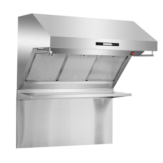 Forno FRHWM502936HB Savona - 36" Wall Mount Range Hood With Hybrid Filters & Back Splash