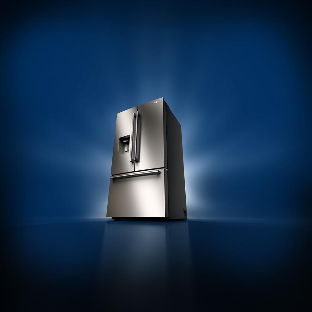 Maytag MRFF5336TZ Maytag® 30 Cu. Ft. Xl Capacity French Door Bottom Mount Refrigerator With In-Door-Ice® Dispensing System