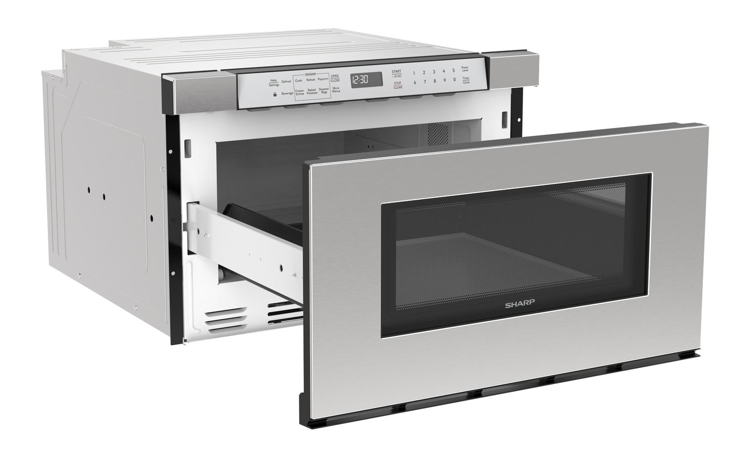 Sharp SMD2430MS Sharp 24 In. 1.2 Cu. Ft. Built-In Microwave Drawer™ Oven In Stainless Steel
