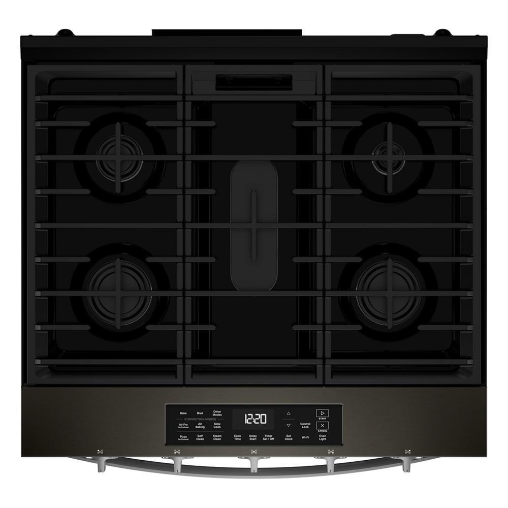 Whirlpool WSGS5030SV 30-Inch Gas Smart Range With Air Cooking Technology