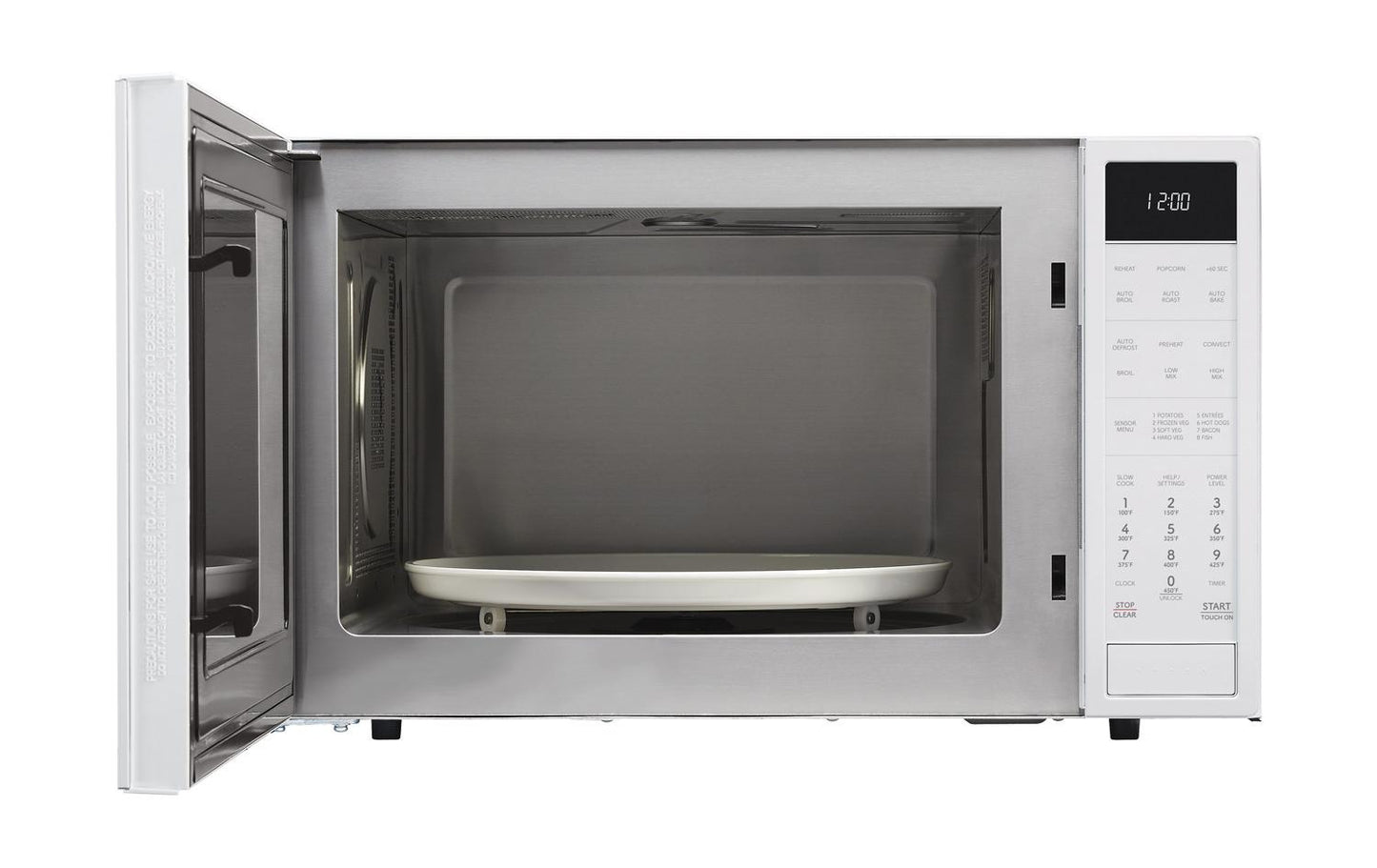 Sharp SMC1585KW Sharp 1.5 Cu. Ft. 900W White Convection Countertop Microwave Oven