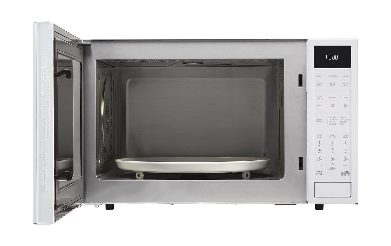 Sharp SMC1585KW Sharp 1.5 Cu. Ft. 900W White Convection Countertop Microwave Oven