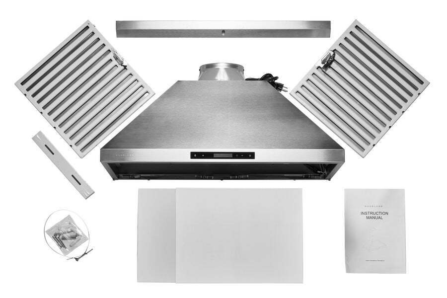 Hauslane WM538SS30 Hauslane Chef 30-In Convertible Stainless Steel Wall-Mounted Range Hood