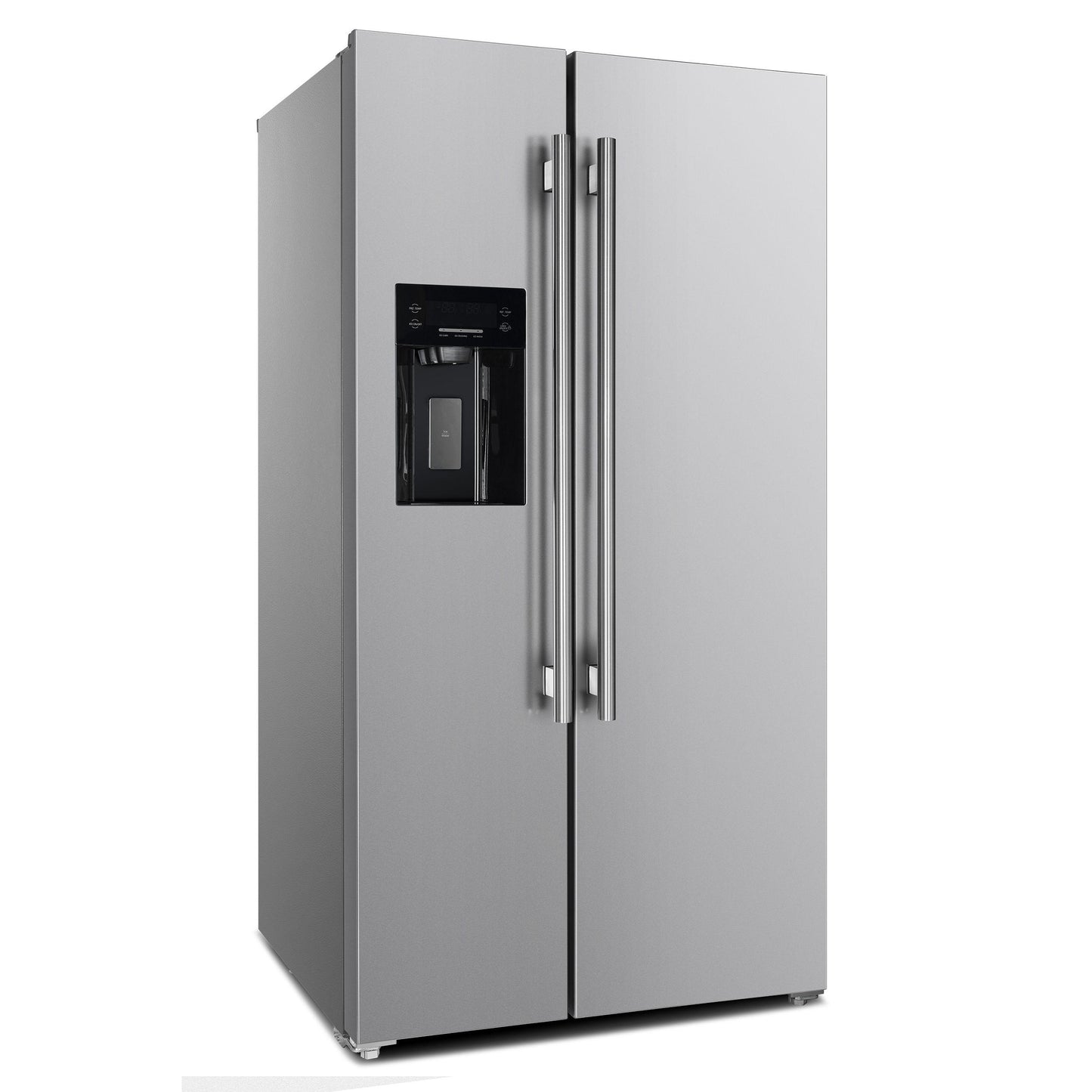 Forno FFRBI184436SB Salerno 36" Side By Side 20 Cu.Ft Stainless Steel Refrigerator With Ice Maker