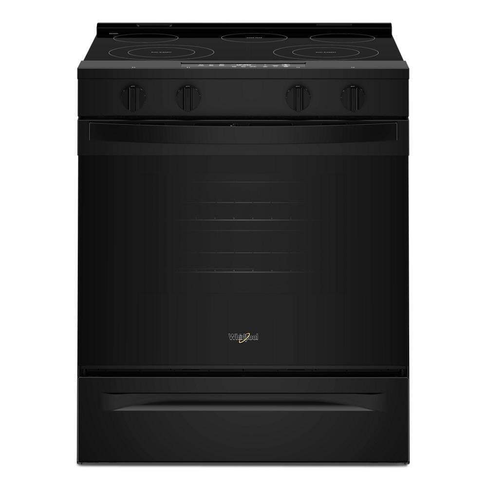 Whirlpool WSES3330TB 30-Inch Electric Range With No Preheat Mode And Slow Cook