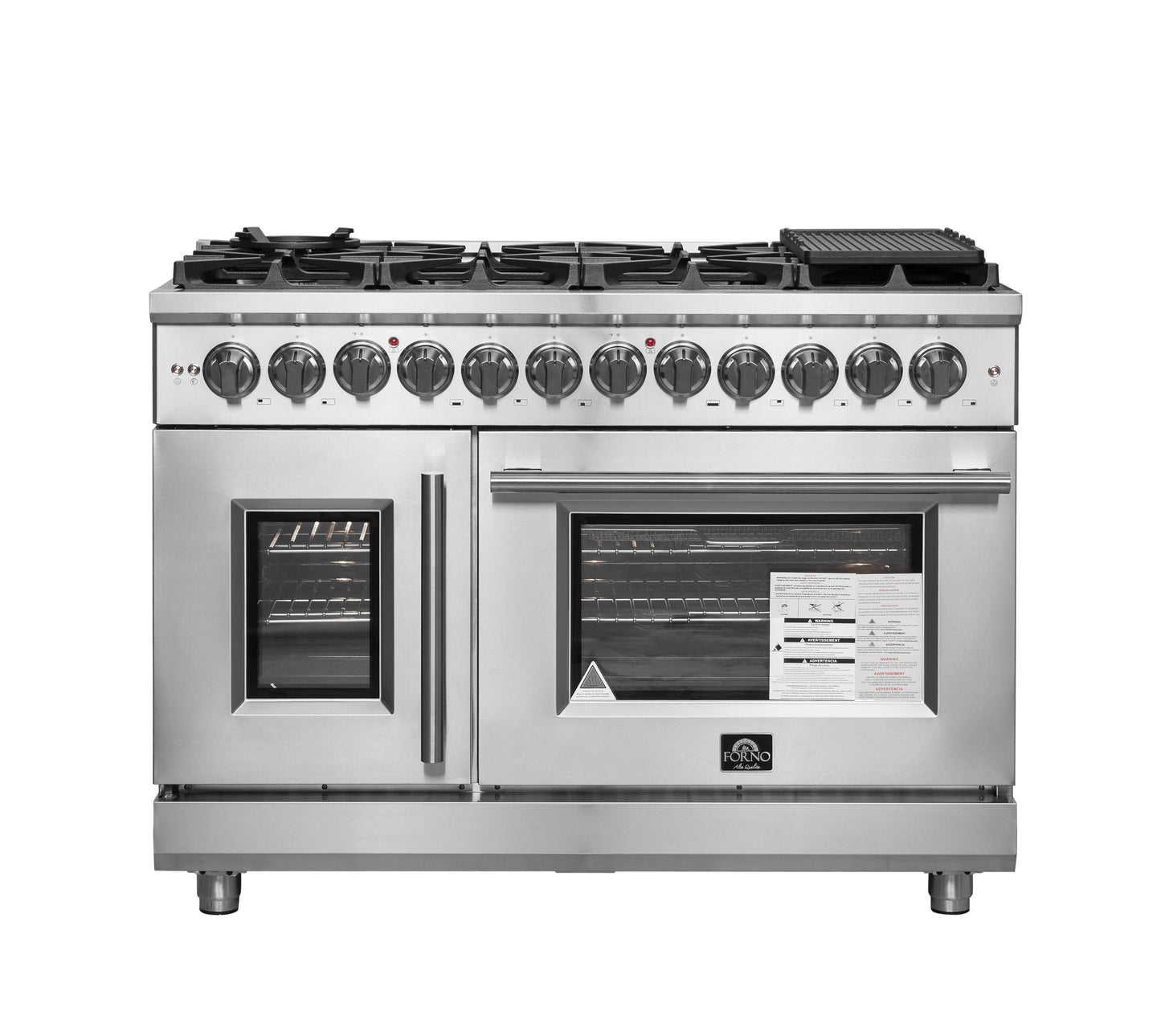 Forno FFSGS632548 Forno Massimo 48" Freestanding French Door Dual Fuel Range