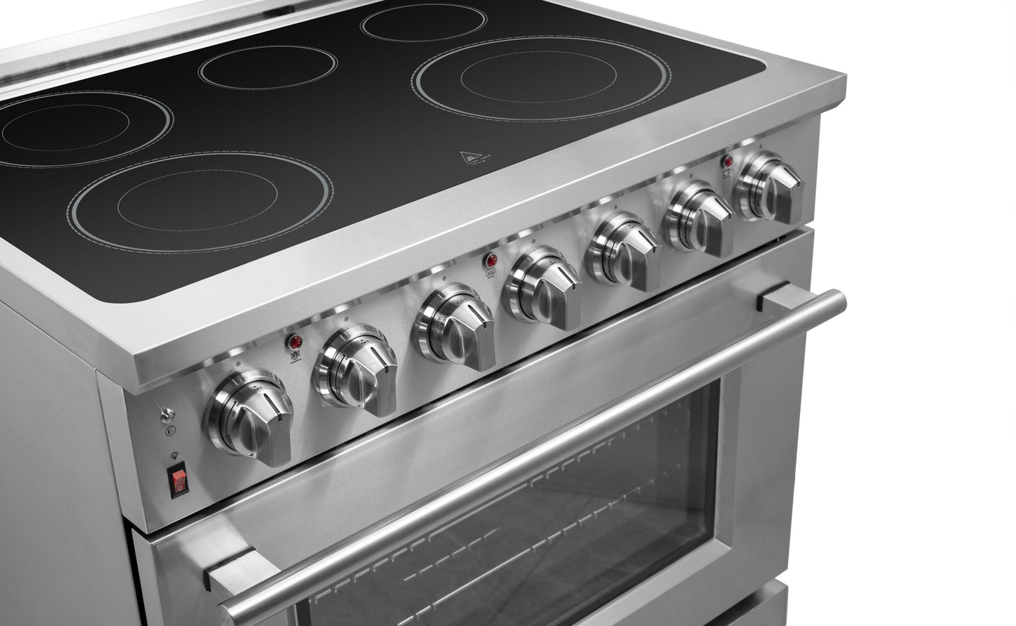 Forno FFSEL602036 Forno Massimo 36" Freestanding Chef _X000D_ Door Electric Range