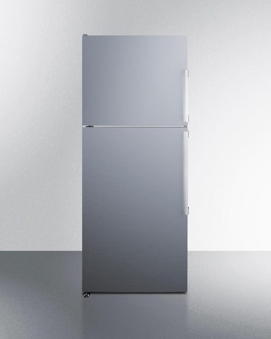 Summit FF1514SSIMLHD 28" Wide Top Mount Refrigerator-Freezer With Icemaker