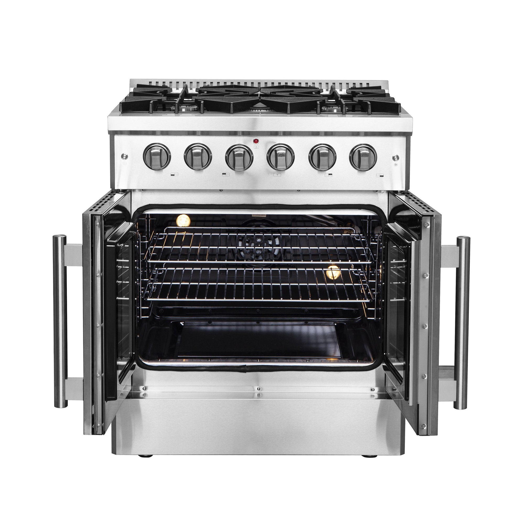 Forno FFSGS644430 Forno Galiano 30" Freestanding French Door Gas Range