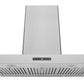 Hauslane IS700SS36 Hauslane 36 In. Convertible Island Range Hood With Dual Controls, Led, Baffle Filter In Stainless Steel