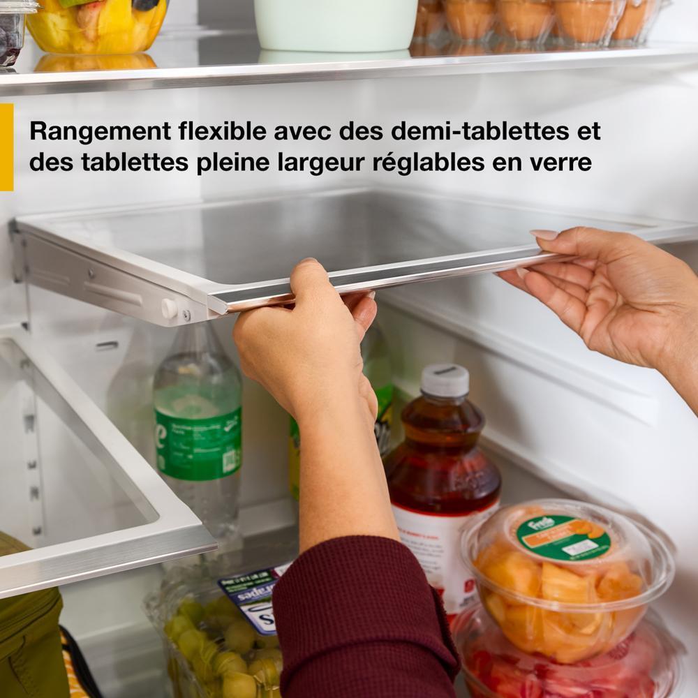 Whirlpool WRMF3736SW Whirlpool® 29 Cu. Ft. Family-Sized Capacity French Door Refrigerator With Flexible Temperature Drawer
