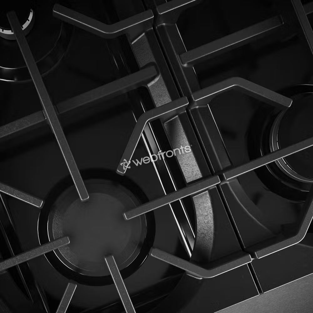 Kitchenaid KFDD948SDC 48-Inch 6 Burner Commercial-Style Dual Fuel Range With Griddle