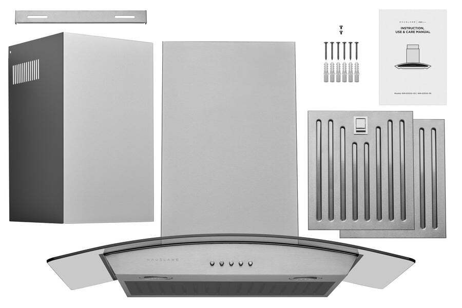 Hauslane WM630SS30 Hauslane Chef 30-In Convertible Stainless Steel Wall-Mounted Range Hood