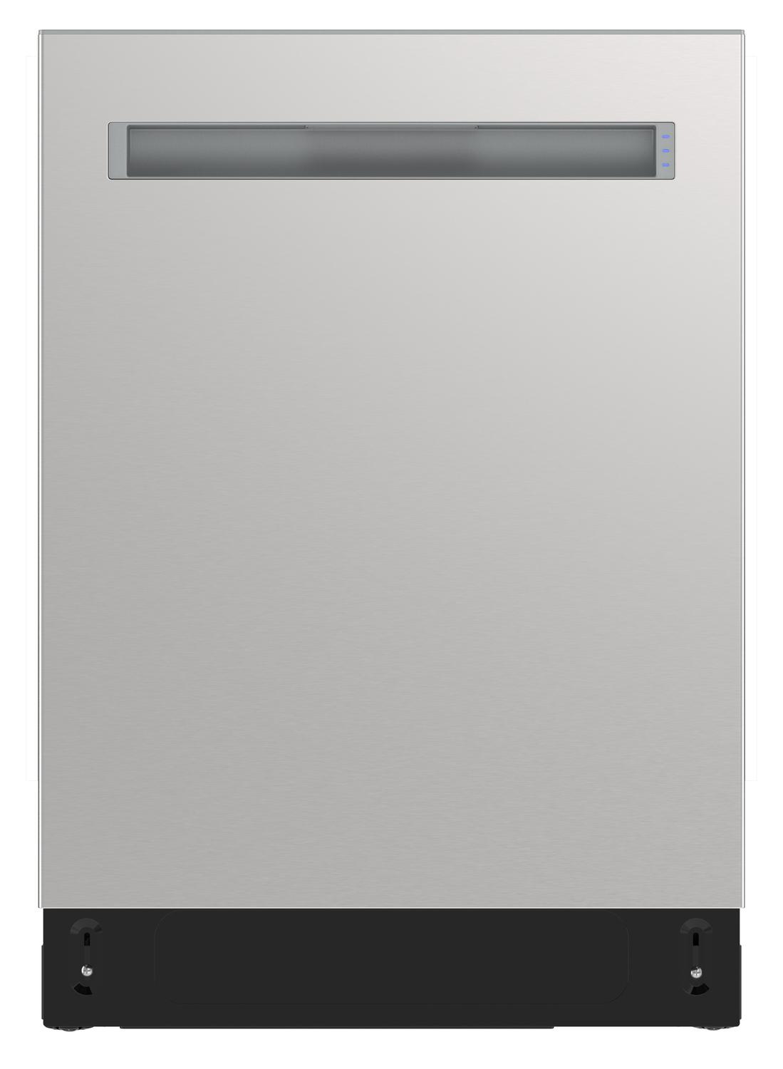 Sharp SDW6748SNS 24" Top Control Stainless Steel Pocket Handle 47 Dba Dishwasher With Auto Door Open