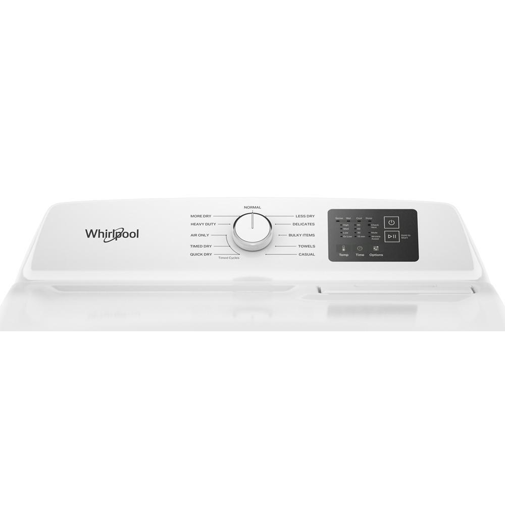 Whirlpool WED4105LSW 7.0 Cu. Ft. Electric Long Vent Dryer With Autosensing - Vented Top Load Matching