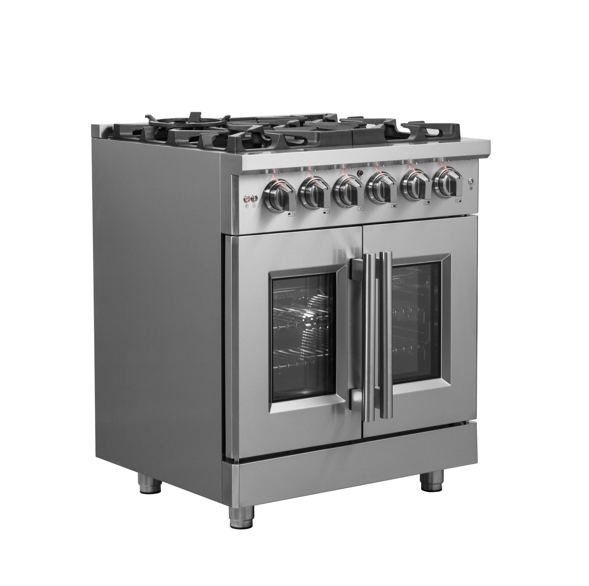Forno FFSGS643930 Forno Massimo 30" Freestanding French Door Gas Convection Range