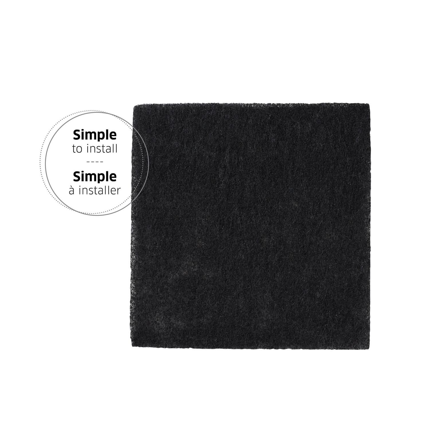 Broan HPFX1 Broan-Nutone® Genuine Replacement Charcoal Filter For Range Hoods, 10-7/8" X 10-1/2", Fits Select Models