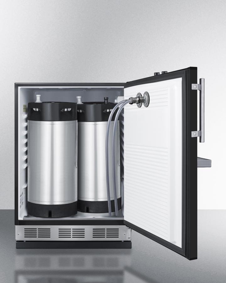 Summit SBC58BFRTPCF 24" Wide Front Tap Built-In Cold Brew Coffee Kegerator