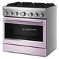 Kitchenaid KFDS936SWF 36-Inch 6 Burner Commercial-Style Dual Fuel Range With No Preheat Air Fry Mode