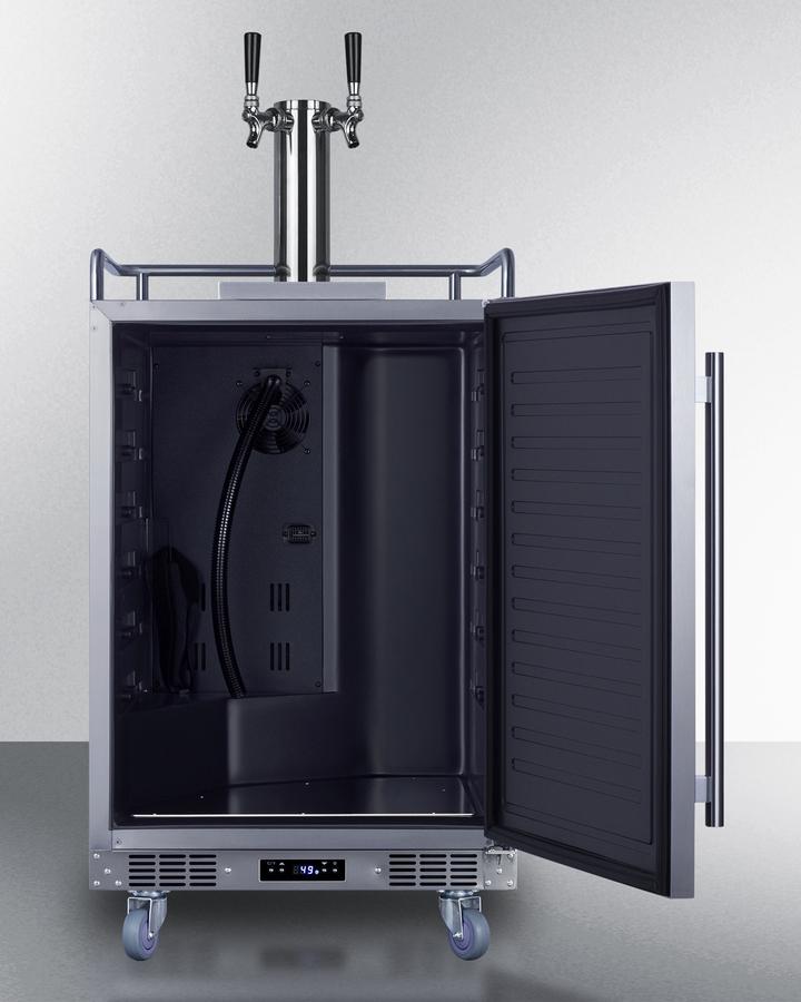 Summit SBC682WKDTWIN 24" Wide Built-In Wine Kegerator