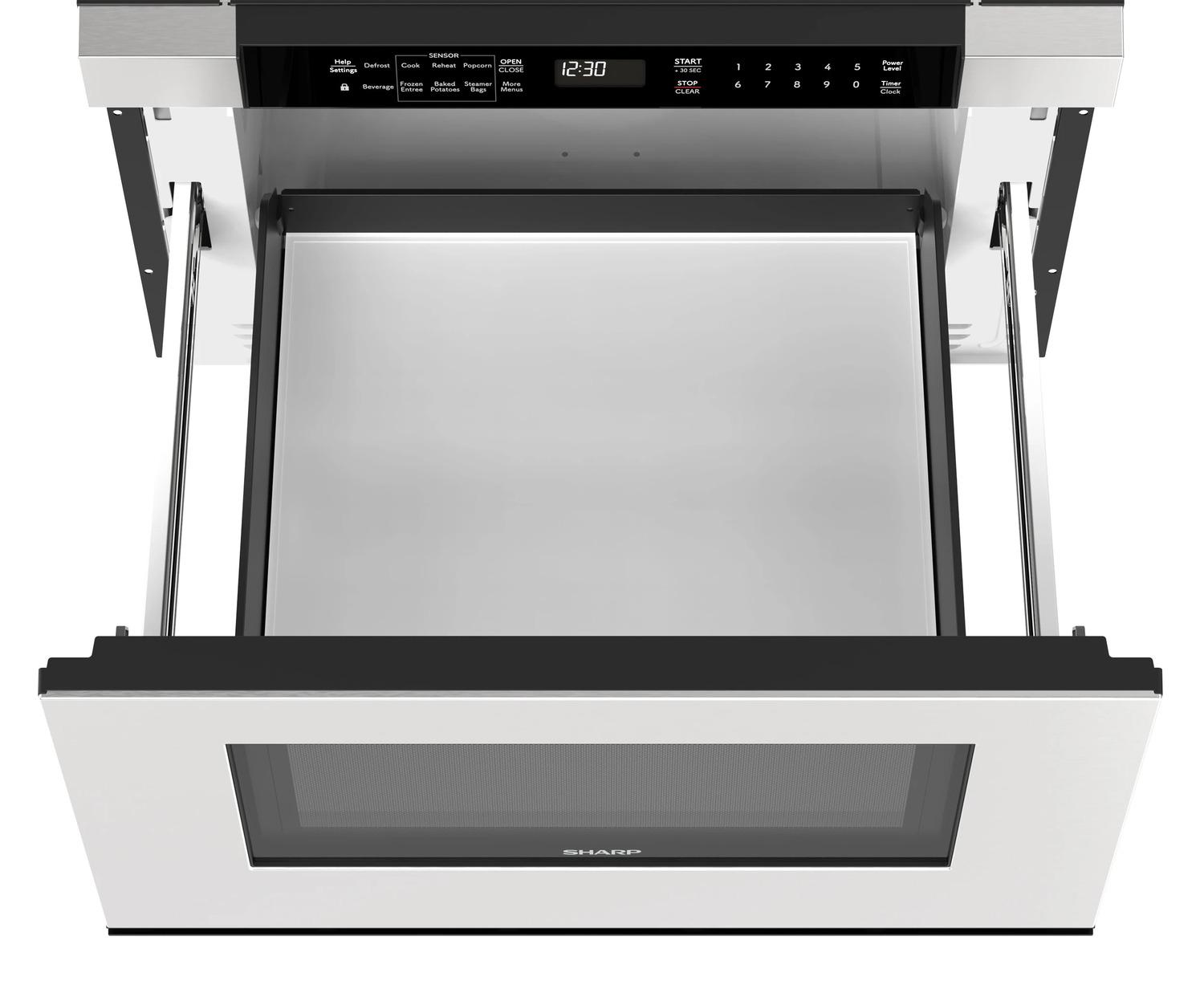 Sharp SMD2420MS Sharp 24 In. 1.2 Cu. Ft. Built-In Microwave Drawer™ Oven In Stainless Steel