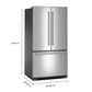 Maytag MRFF4136RZ Maytag® 36 Inch Wide French Door Bottom Mount Refrigerator With Max Cool Setting - 25 Cu. Ft.