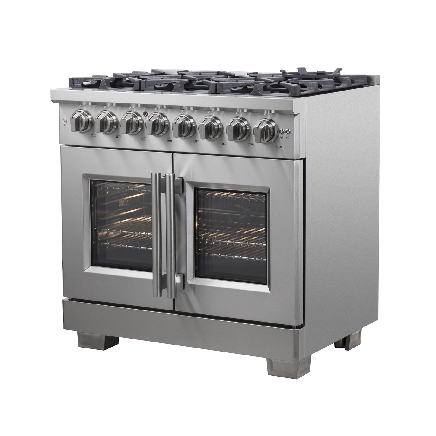 Forno FFSGS638736 Forno Capriasca 36" Freestanding French Door Dual Fuel Range