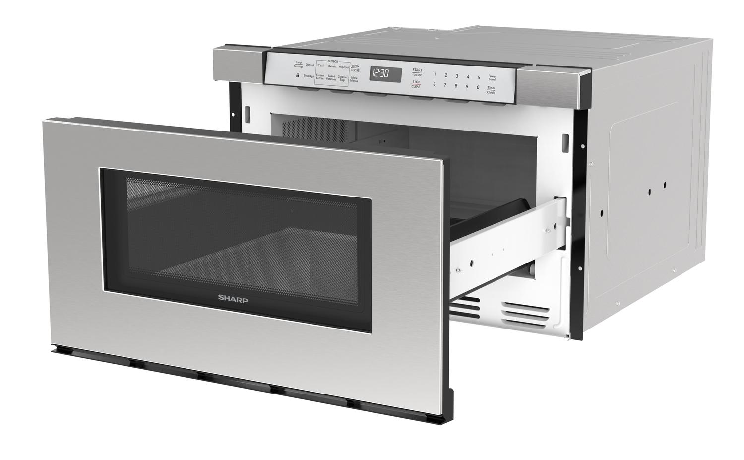 Sharp SMD2430MS Sharp 24 In. 1.2 Cu. Ft. Built-In Microwave Drawer™ Oven In Stainless Steel