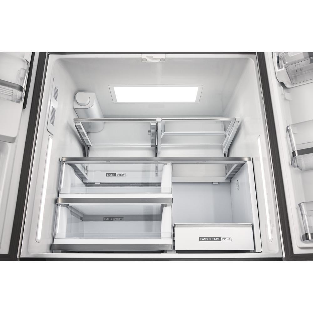 Whirlpool WRMC7036RZ 36-Inch Wide True Counter Depth 4-Door French Door Refrigerator - 22 Cu. Ft.