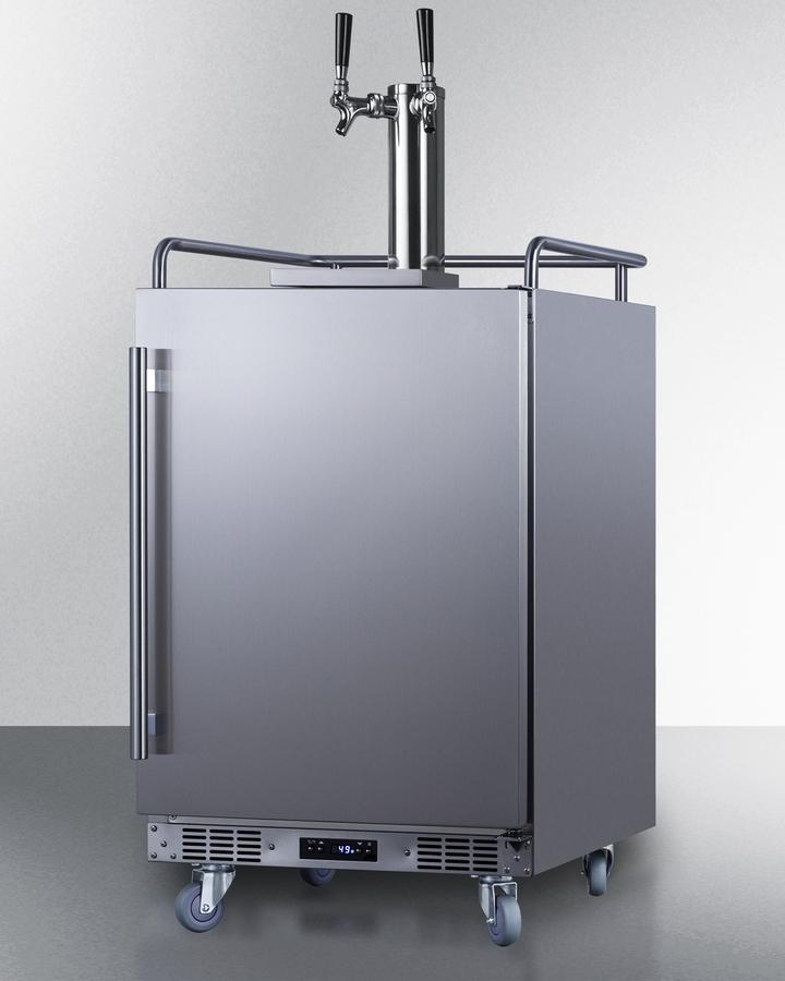 Summit SBC682WKDTWIN 24" Wide Built-In Wine Kegerator